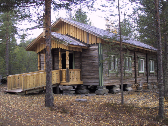 Koron Pirttikirkko Kuva Koronniemen puisesta Pirttikirkosta